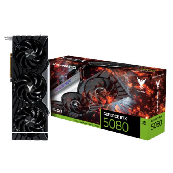Gainward Videókártya RTX 5080 Phoenix V1 16GB (NE75080019T2-GB2031C)